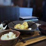 暖季 - ◆穴子と季節野菜の天ぷら定食（1,000円：税込）