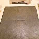 カンテサンス - メニューの表書き