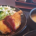 うどん坊みさき - ササミフライと茶碗蒸し