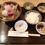 台所ととや - 「お造り銀しゃり定食」1200円