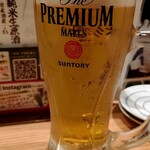 鮨・酒・肴 杉玉 - 生ビール