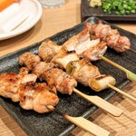 焼鳥よしおか - 串おまかせ５本