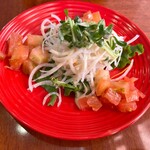 Pasta&Cafe LA☆COLLINA - セットのサラダ！