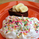コスタ デル ソル - 料理写真:バナナパウンドケーキ生クリーム添え