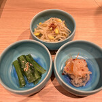 炭火焼肉 なかはら - ナムル3種