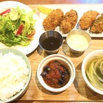 In-store fried Oyster lunch set