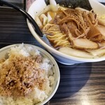 志奈そば 田なか - 今月の限定麺＋本日の気まぐれご飯