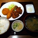 Gochisou De Gansu - ミックスフライ定食