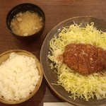 渋谷 蓬莱亭 - 特製ソースカツ定食