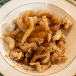 十割蕎麦 鴨料理 ならや - 2022.11 鴨皮のから揚げ（700円）