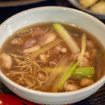 十割蕎麦 鴨料理 ならや - 2022.11 西崎さんの無投薬・放し飼いの合鴨 鴨南蛮（1,800円）