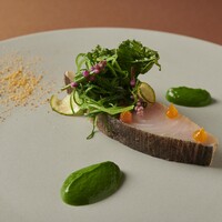 【ランチ】旬の食材をつかったシェフおすすめ「季節の特別6皿コース」＋乾杯ワンドリンク付き