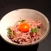 Bistro1048 - 黒毛和牛とコンビーフの絶品たまごごはん ランチセット、サラダ、スープ付き1980円税込。