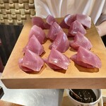 東山 吉寿 - しび鮪 炊いた海苔 金山寺味噌