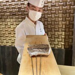 東山 吉寿 - 鰆と水菜のスープ仕立て