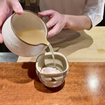 東山 吉寿 - 鰆と水菜のスープ仕立て