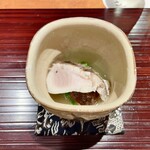 東山 吉寿 - 鰆と水菜のスープ仕立て