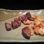 鉄板焼 北野 - ステーキランチのお肉