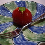 祇園 川上 - フルーツトマトの水菓子.JPG