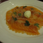 サラマンジェ・ド・イザシ・ワキサカ - 本日のお魚料理　サーモン