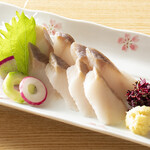 Atka mackerel sashimi