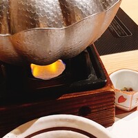 源氏総本店 南越谷店 - 小鍋　あいち鴨と地葱　叩き山椒