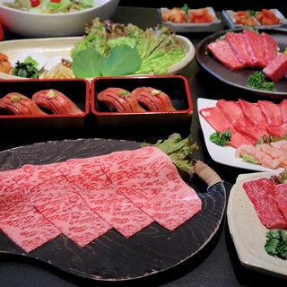 黒毛和牛の一味違った食べ方を提案する【花コース】