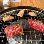 0秒レモンサワー 仙台ホルモン焼肉酒場 ときわ亭 - ときわ亭カルビ 、ぼんじり