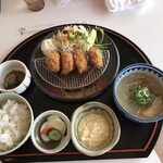 くまもと中央カントリークラブ - カキフライと豚汁