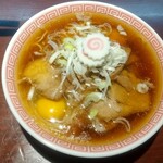 中華そば えもと - 月見スーパー中華そば