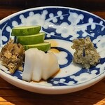 みかわ 是山居 - 漬物。