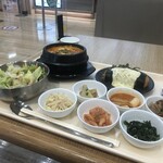 韓辛DELI - スンドゥブ＆チーズキンパセット（ホルモン＋￥１００）＋チーズトッピング