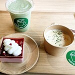 Jadegreen cafe - レアムース&ジェイドグリーン&クラムチャウダー