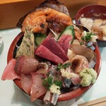 五輪鮨 - 20221130ランチの海鮮丼