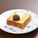 Tsubakiya Kafe Minatomirai Kurosupathio - 椿屋生食パンのあんバタートースト