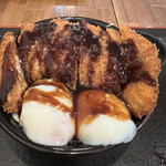 かつ丼吉兵衛 - 玉子2個にするとかつが少ない？