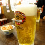 焼き物コロシアム煙神 - キリンラガービール480円