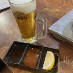 焼肉 はせ川 - 生ビール