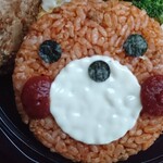 りんごのふたば - くまみつオムライス