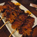 豚小家 - しろタレ＠120円　これも外がわパリパリ