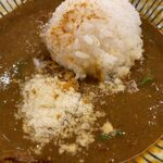 香川 一福 - 名物カレーうどん1080円+追い飯160円=1240円