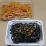 肉のあつみ - スパゲッティナポリタンとひじき煮