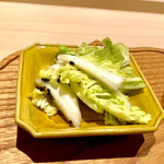 炎水 - 娃娃菜(ワワサイ)と言うベビー白菜の塩昆布サラダ