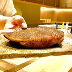 炎水 - 青森産『銀の鴨』を藁焼きで　旨そうですね♫