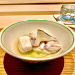 炎水 - てっちり、白子と松茸　程よい柚子の香りで美味しい