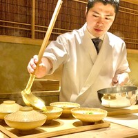 炎水 - 蒸し鮑と蓮根餅