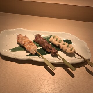 The ``Yakitori'' made with carefully selected ingredients and seasonings is also exquisite.