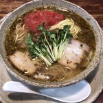 らぁめん 風や - 人生初のラーメン　塩バジルラーメン850円