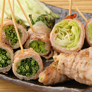 The owner used to be Yakitori (grilled chicken skewers) restaurant ◆Exquisite pasteurized skewers using Agu pork