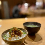 Oshushi - 大根飯しとお味噌汁